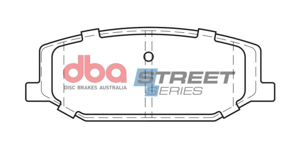 DBA Street Series Ceramic Front Brake Pad Set 110.3 x 41.6 x 14.4mm for Santana Jimny / Santana S410 & More