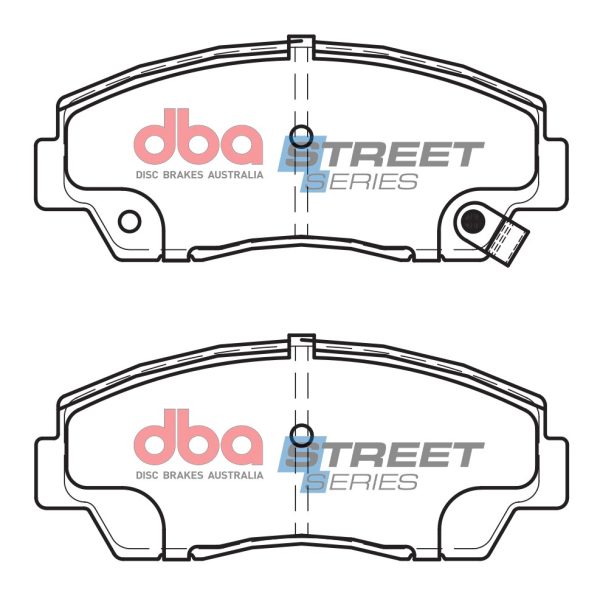 DBA Street Series Ceramic Front Brake Pad Set for Mazda B2000 Pick Up / Mazda B2200 Pick Up