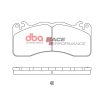DBA Race Performance Front Brake Pad Set for Ford Mustang (6th Generation)
