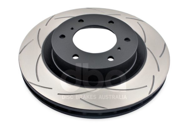 DBA2216S_LR_FRONT.jpg DBA Street Series T2 Slotted Front Disc & Street Performance Pad Kit 332mm for Mitsubishi Pajero