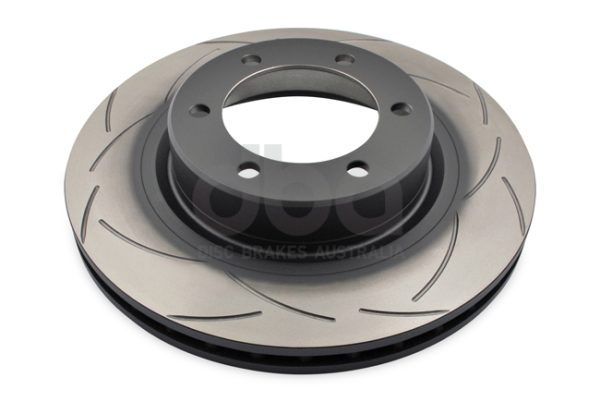DBA Street Series T2 Slotted Front Disc & Street Performance Pad Kit 338mm for Toyota Fortuner AN150/160 / Toyota Hilux