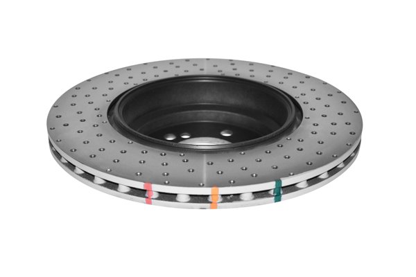 DBA42281SLVXD_B.jpg DBA 4000 Series Cross-Drilled & Dimpled Rear Brake Disc 350 x 24mm for BMW 1 Series (E82 1M Coupe) 1M / BMW 1 Series (E82 M Coupe) 135 & More