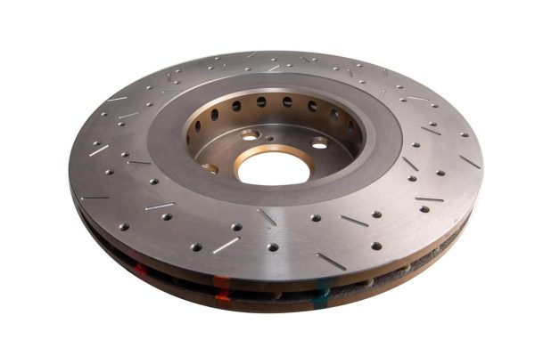 DBA 4000 Series Cross-Drilled & Slotted Front Brake Disc 320 x 28mm for Lexus RX300 / Lexus RX350 & More