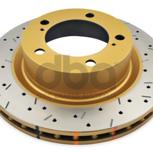 DBA42722XS_LR_FRONT.jpg DBA 4000 Series Cross-Drilled & Slotted Front Brake Disc 340mm for Lexus LX570 / Toyota Land Cruiser 200 series
