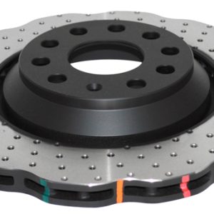 DBA42809WXD_FRONT.jpg DBA 4000 Series Cross-Drilled & Dimpled Rear Brake Disc 310 x 22mm for Audi A3 8Y / Audi A3 quattro 8P & More