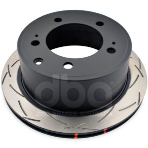 DBA 4000 Series T3 Slotted Rear Disc & Xtreme Performance Pad Kit 312 x 18mm for Toyota Land Cruiser