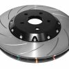 DBA 5000 Series Slotted Right Front Brake Disc 367 x 32mm Black Hat for Hsv CLUBSPORT (VF) / Hsv GRANGE (WN) & More