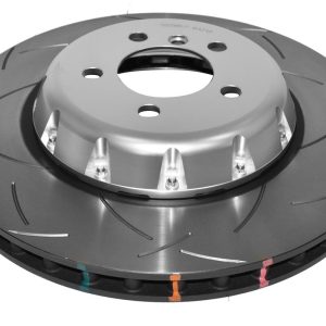 DBA 5000 Series T3 Slotted Front Brake Disc 370 x 30mm Silver Hat for BMW 3 Series (F30) 328 / BMW 3 Series (F30) 330 & More