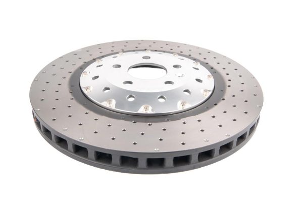 DBA 5000 Series Cross-Drilled & Dimpled Front Brake Disc 390mm for Audi RS6 C7 / Audi RS7 4G8