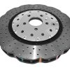 DBA 5000 Series Cross-Drilled & Dimpled Front Brake Disc 390mm for Audi RS6 C7 / Audi RS7 4G8