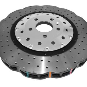 DBA 5000 Series Cross-Drilled & Dimpled Front Brake Disc 390mm for Audi RS6 C7 / Audi RS7 4G8