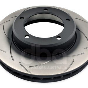 DBA Street Series T2 Slotted Front Disc & Street Performance Pad Kit 312 x 32mm for Toyota Land Cruiser