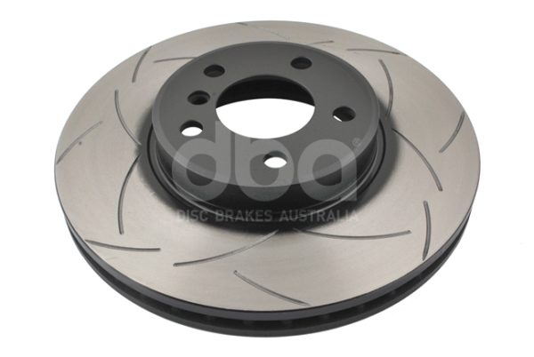 DBA Street Series T2 Slotted Front Brake Disc 332mm for BMW X3 (E83) / BMW X5 (E53)
