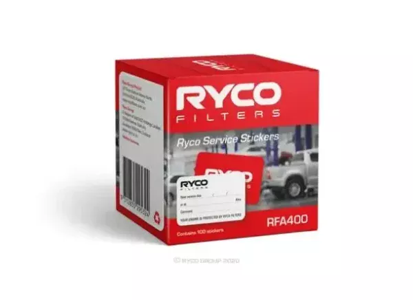 Ryco Service Reminder Stickers – 100 Labels
