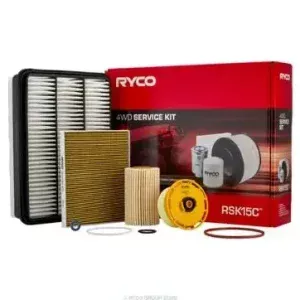 RSK15C.webp Ryco Filter Service Kit with Cabin Filter for Toyota Land Cruiser VDJ76, 78 & 79 (1VD-FTV) - Up to 12/2019
