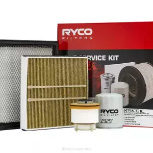 Ryco Filter Service Kit with Cabin Filter for Isuzu D-Max; Mazda BT-50 - With manual A/C