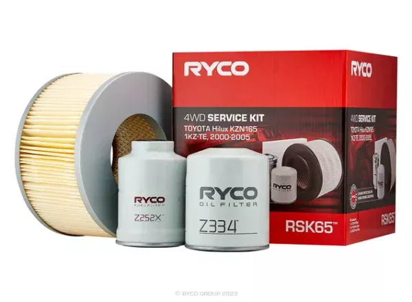 RSK65.webp Ryco Filter Service Kit for Toyota Hilux KZN165 I-III Series (1KZ-TE Engine) 12/99 - 04/05