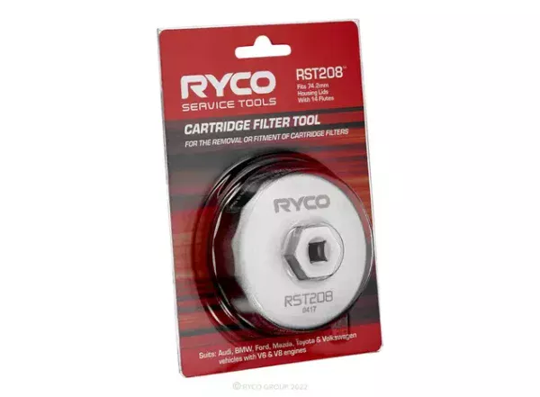 RST208.webp Ryco Spin On Filter Removal Cup Kit for Volkswagen Amarok, Aston Martin DBX, Chrysler 300C & More