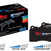 DBA Street Series Ceramic Front Brake Pad Set 129.0, 129.0 x 75.0, 69.7 x 16.8mm for BMW 1 Series (F40) 116 / BMW 1 Series (F40) 118 & More