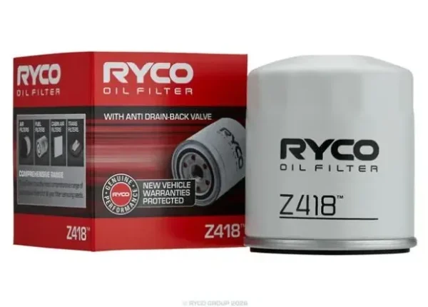 Ryco Oil Filter for Ford Ranger, Jeep Wrangler, Land Rover Discovery Sport & More