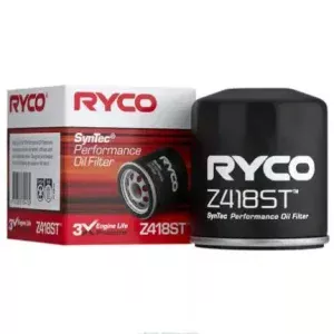 Ryco High Efficiency Oil Filter for Ford Ranger, Jeep Wrangler, Land Rover Discovery Sport & More