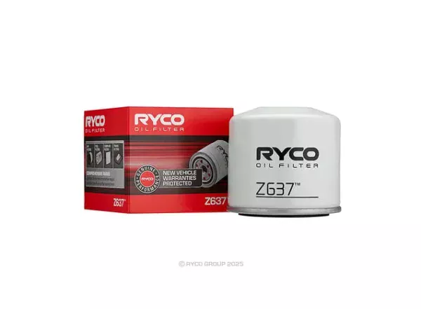 Z637.webp Ryco Oil Filter for Mitsubishi Shogun Sport, Hyundai Coupe, Hyundai Elantra & More