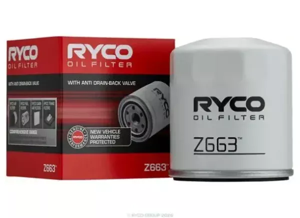 Ryco Oil Filter for Jeep Wrangler, Land Rover Defender, Alfa Romeo Giulia & More
