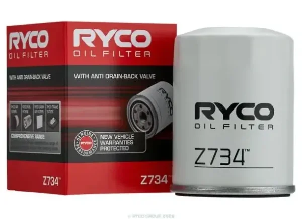 Z734.webp Ryco Oil Filter for Suzuki Baleno, Suzuki Ignis, Suzuki Kizashi & More