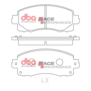 DBA Race Performance Front Brake Pad Set for Subaru Impreza / Subaru XV