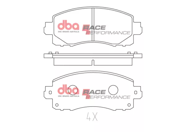 DBA Race Performance Front Brake Pad Set for Subaru Impreza / Subaru XV