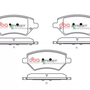 DBA Street Performance Front Brake Pad Set for Omoda Omoda 5