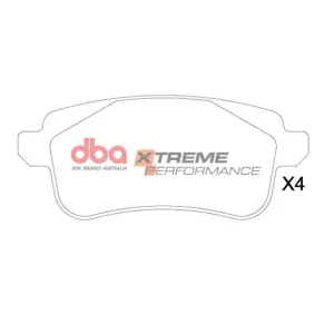 DBA Xtreme Performance Rear Brake Pad Set 106 x 45.6 x 16mm for Renault Espace (Mk5) / Renault Fluence & More