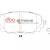 DBA Xtreme Performance Front Brake Pad Set 102.0 x 42.8 x 12.5mm for Fiat 124 Spider / Mazda MX5