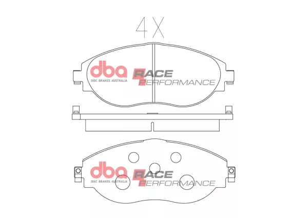 DBA Race Performance Front Brake Pad Set 175.3 x 69.7 x 18.8mm for Audi A3 8Y / Audi A3 quattro 8Y & More