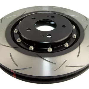 DBA 5000 Series T3 Slotted Front Brake Disc 350mm for Mitsubishi Lancer Evo 10
