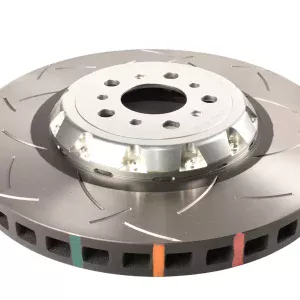 DBA 5000 Series T3 Slotted Front Brake Disc 380 x 36mm Silver Hat for BMW M2 (G87) / BMW M3 (G80) & More