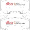 DBA 4000 Series T3 Slotted Front Disc & Xtreme Performance Pad Kit 354.6 x 32mm for Infiniti FX30D / Infiniti FX37 & More