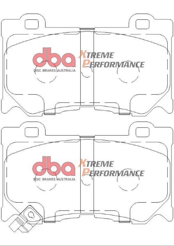 DBA 4000 Series T3 Slotted Front Disc & Xtreme Performance Pad Kit 354.6 x 32mm for Infiniti FX30D / Infiniti FX37 & More