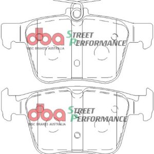 DBA Street Performance Rear Brake Pad Set 123 x 61.3+56.4 x 15mm for Audi S3 8V / Audi TTS quattro 8S & More
