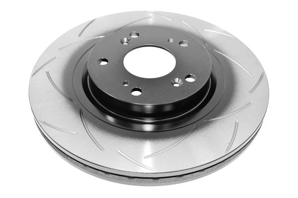 DBA Street Series T2 Slotted Front Brake Disc 300 x 25mm for Honda Civic (7th Gen) EP3 / Honda Civic (8th Gen) FN2 & More