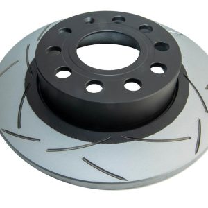 DBA Street Series T2 Slotted Rear Brake Disc 259.8 x 12mm for Audi A3 8P / Audi A3 Cabriolet 8P & More