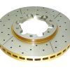 DBA Street Series X-Gold Drilled & Slotted Front Disc & Street Performance Pad Kit 306mm for Nissan Patrol Y61