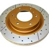DBA Street Series X-Gold Drilled & Slotted Front Brake Disc 332mm for Mitsubishi Pajero / Mitsubishi Shogun