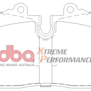 DBA Xtreme Performance Front or Rear Brake Pad Set 97.7 x 65.5 x 16.5mm for Ariel Atom / Audi RS2 8C & More