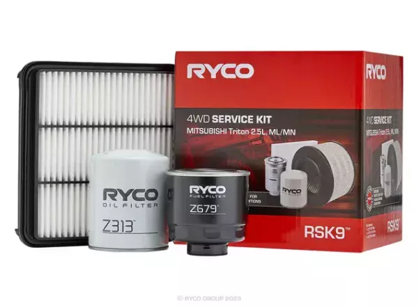 Ryco Filter Service Kit for Mitsubishi Triton 2.5L, ML & MN
