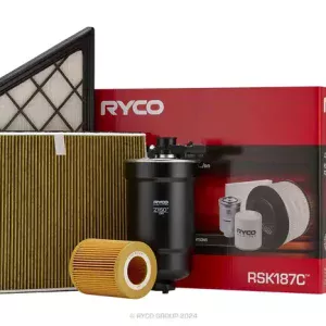 Ryco Filter Service Kit with Cabin Filter for Ford Ranger T6.2 V6 3.0L, BF2S engine, from 06/2022; Volkswagen Amarok NF V6 3.0L, DXWA engine, from 12/2022